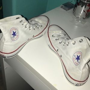 White high top converse